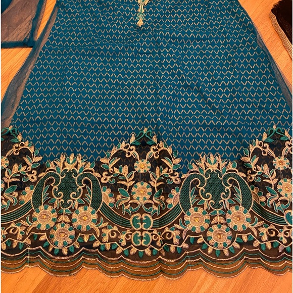 Indian Pakistani Kameez Shalwar Dupatta Suit Dress - Picture 6 of 6